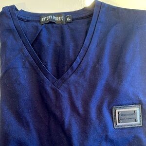 Antony Morato Deep Blue V-Neck Tee
